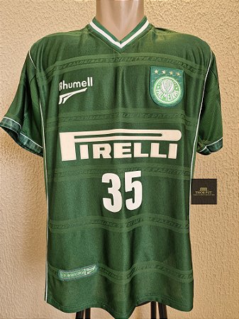 Camisa Palmeiras Original De Jogo 2001/02 #35 Reinaldo
