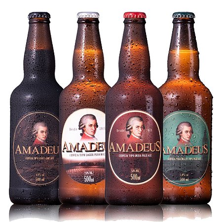 Kit 4 Cervejas Amadeus 500 mL