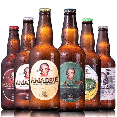 Kit 6 Cervejas Amadeus 500 mL