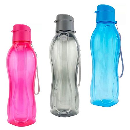 Squeeze Moove Plástico 600 ml - com Alça para Transporte - Livre de BPA