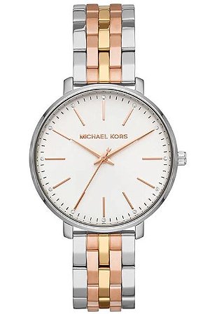 RELÓGIO MICHAEL KORS PYPER TRICOLOR MK3901/1KN FEMININO