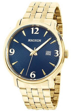 RELÓGIO MAGNUM MA34594A DOURADO MASCULINO