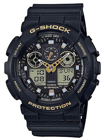 RELÓGIO CASIO G-SHOCK GA-100GBX-1A9DR MASCULINO