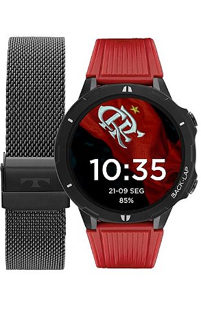 SMARTWATCH TECHNOS CONNECT SPORTS FLAMENGO TSPORTSAF/7R UNISSEX