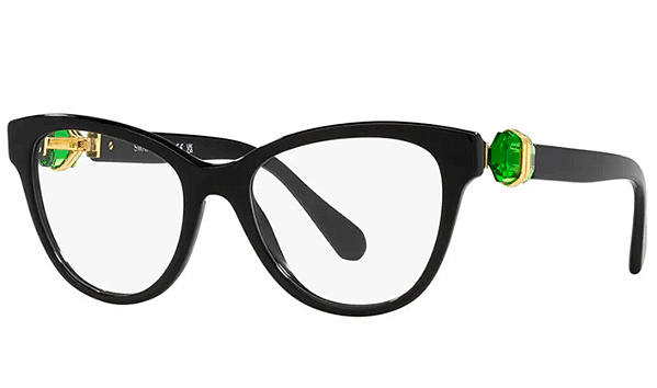 ARMAÇÃO SWAROVSKI ACETATO SK2004 1001 54 FEMININO