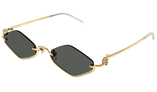 ARMAÇÃO GUCCI METAL GG1604S 001 53 FEMININO