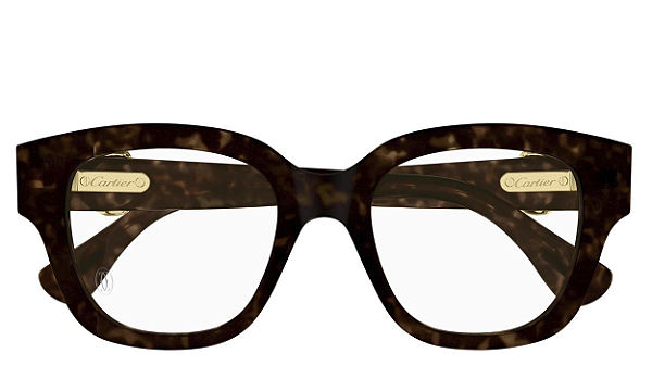 ARMAÇÃO CARTIER ACETATO CT0566O 006 53 FEMININO