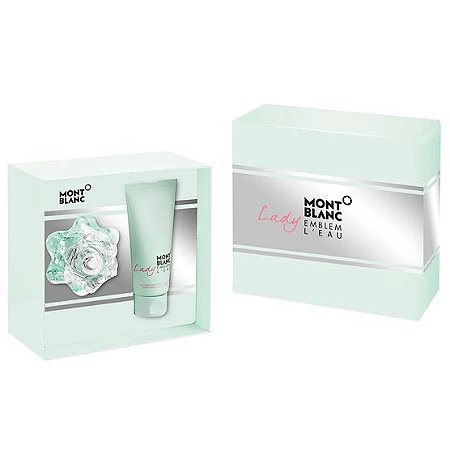 KIT PERFUME MONTBLANC LADY EMBLEM EDT 50ML + BODY LOTION 100ML FEMININO