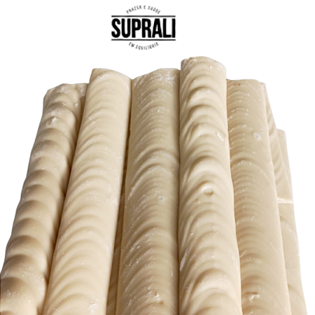 Filetes de chocolate branco DIET sem açúcar  (1kg) - vegano / sem lactose / sem glúten