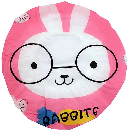 Touca Infantil Plástico Banho Divertida Kit 4 Peças