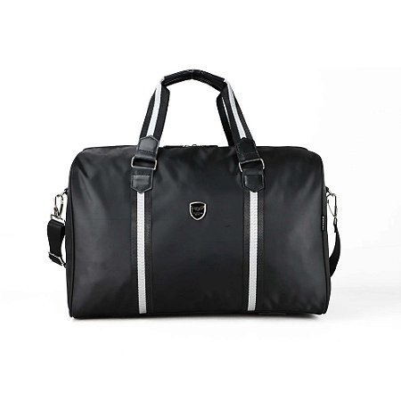 Sacola Bolsa De Viagem Angra Poliéster Santino Preta