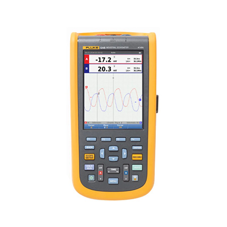FLUKE-124B/INT - Osciloscópios portáteis ScopeMeter® industriais da série Fluke 120B