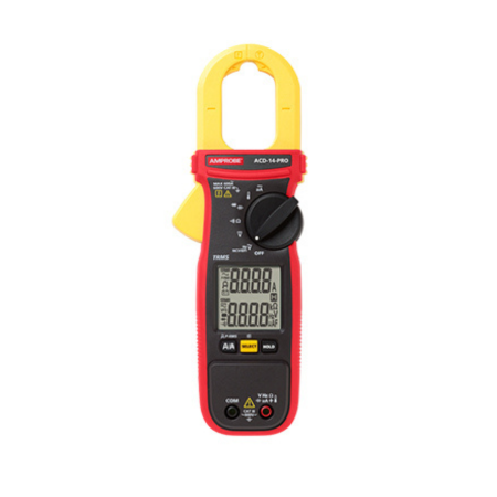 FLUKE-ACD-14-PRO - Alicate Amperímetro TRMS de 600 A com Visor Duplo