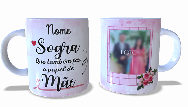 CANECA SOGRA COM FOTO