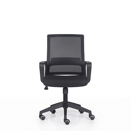 LANÇAMENTO - Cadeira Secretária Giratória Roma com Braços e Relax