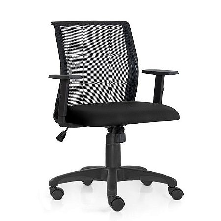 Cadeira Ergonômica POP Tela com Braço Regulável capacidade 120 kg