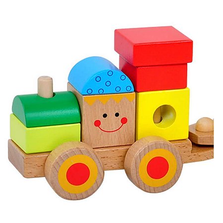 Trilhos de trem de brinquedo de madeira para crianças de 70 peças Mr Ciuf