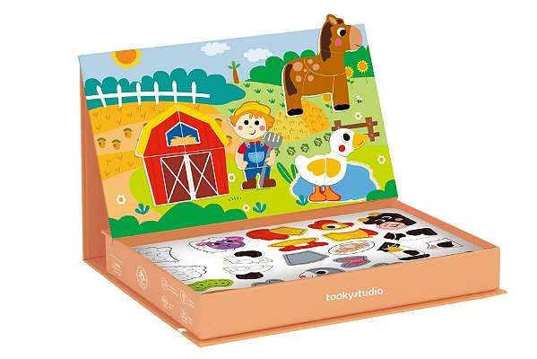 Caixa Magnética Fazenda Tooky Toy