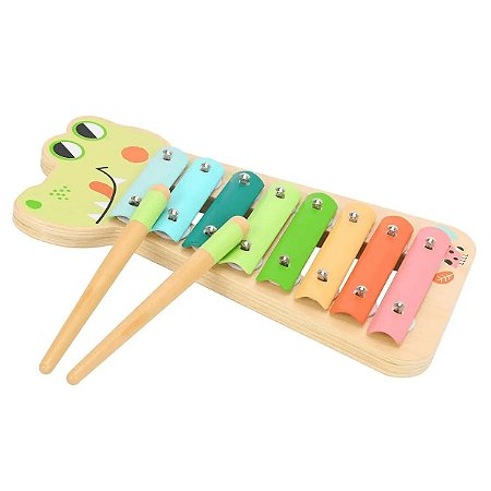 Xilofone Infantil Madeira - Jacaré Tooky Toy
