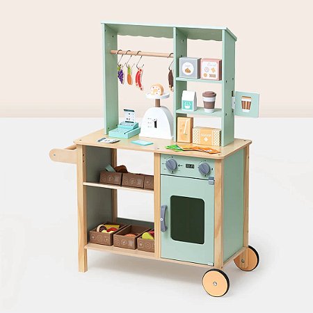 Mercadinho Mercearia de Brinquedo Madeira Tooky Toy
