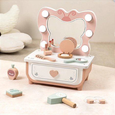 Penteadeira Infantil Madeira Borboleta Tooky Toy