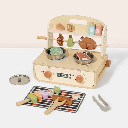 Cozinha Criativa de Madeira Brinquedo Tooky Toy