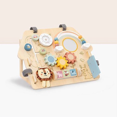 Quadro Educativo de Atividades 02 em 01 Brinca e Aprende Tooky Toy