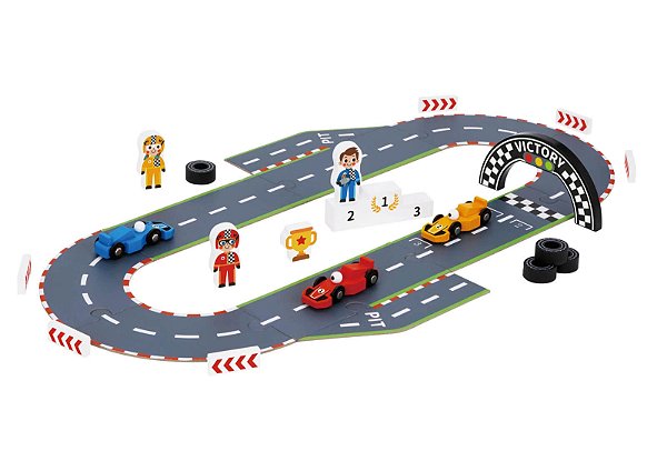 Jogo da Corrida Fórmula 1 Quebra Cabeça Tooky Toy