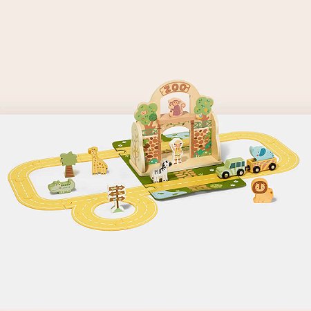 Meu Zoológico de Feltro Brinquedo Educativo Tooky toy