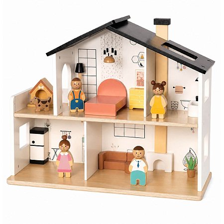 Casinha de Bonecas dos Sonhos Madeira Tooky Toy