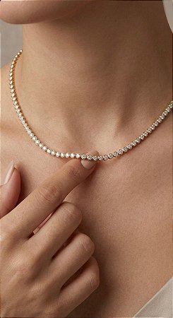 Choker Riviera Cravejada