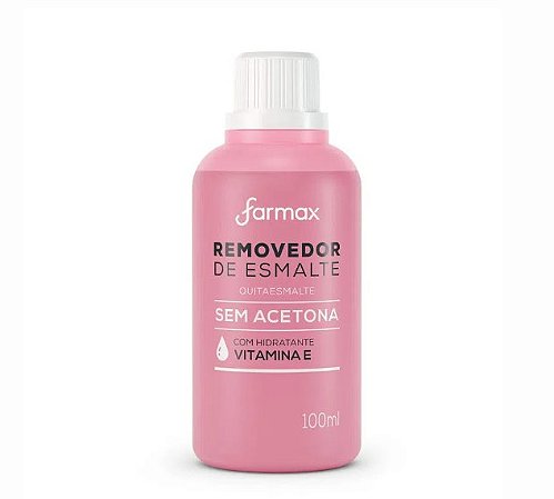 Removedor de Esmalte Farmax sem Acetona 100mL