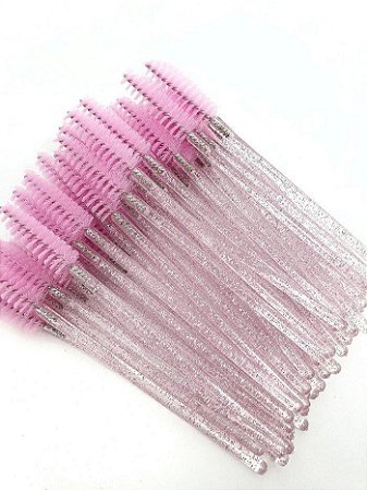 Escovinha com gliter para cílios e sobrancelhas