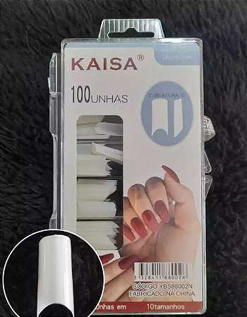 TIPS CURVATURA C NATURAL 100 UNIDADES