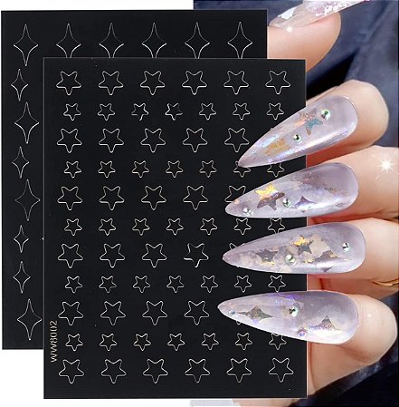 STENCIL AIRBRUSH NAIL