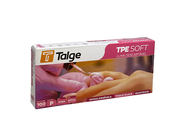 LUVA TPE ROSA TALGE TAMANHO P