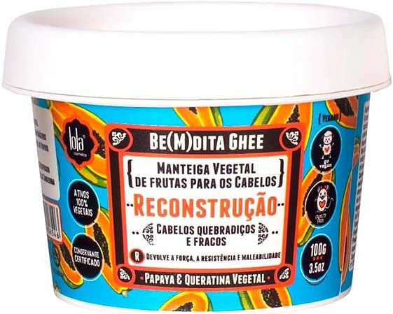 BEMDITA GHEE RECONSTRUÇÃO MAMÃO LOLA 100G