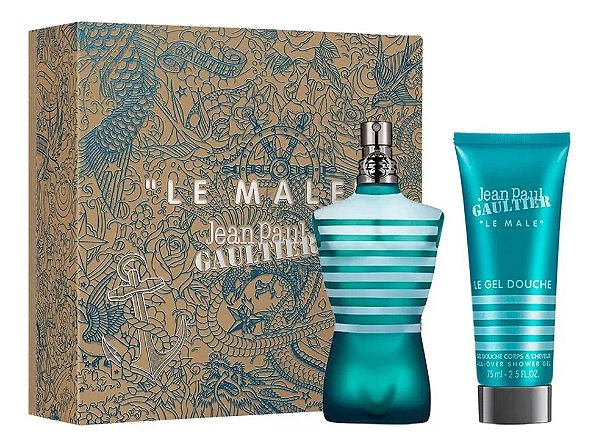 Kit Le Male 125ml + Shower Gel ( Gel De Banho ) 75ml