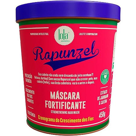 Máscara Rapunzel Crescimento Fortificante Lola Capilar 450g