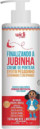 Finalizando a Jubinha Creme de Pentear Efeito Pesadinho Widi Care 300ml