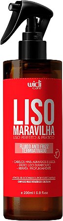 Liso Maravilha Fluido Anti Frizz Termoativado Widi Care 200ml