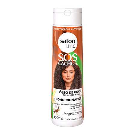 Condicionador SOS Cachos Coco Tratamento Profundo Salon Line 300ml
