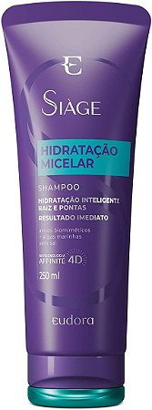 Shampoo Hidratação Micelar Eudora Siàge 250ml