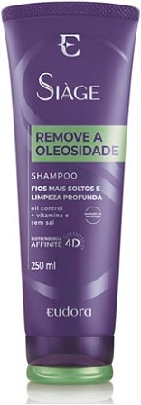 Shampoo Remove A Oleosidade Eudora Siàge 250ml