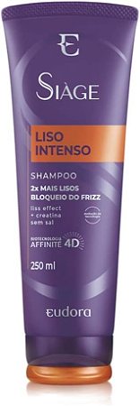 Shampoo Liso Intenso Eudora Siàge 250ml