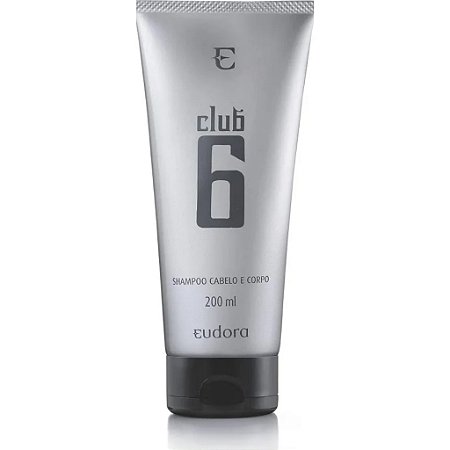 Shampoo Cabelo e Corpo Club 6 Eudora 200ml
