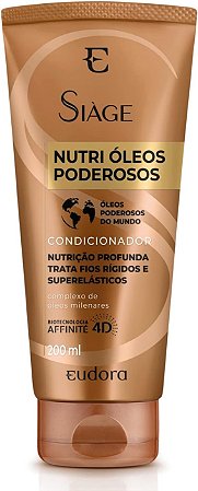 Condicionador Nutri Óleos Poderosos Eudora Siàge 200ml