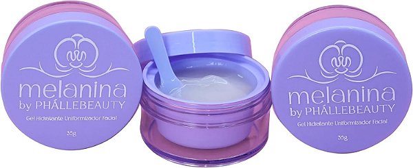 Gel Hidratante Facial Melanina Phállebeauty 35g