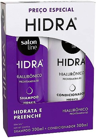 Kit Salon Line Hidra Hialurônico (Shamp+Cond) 300ml