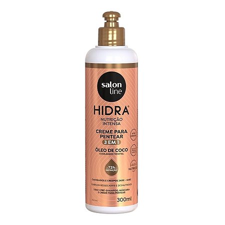 Creme Para Pentear Salon Line Hidra Óleo de Coco 300ml